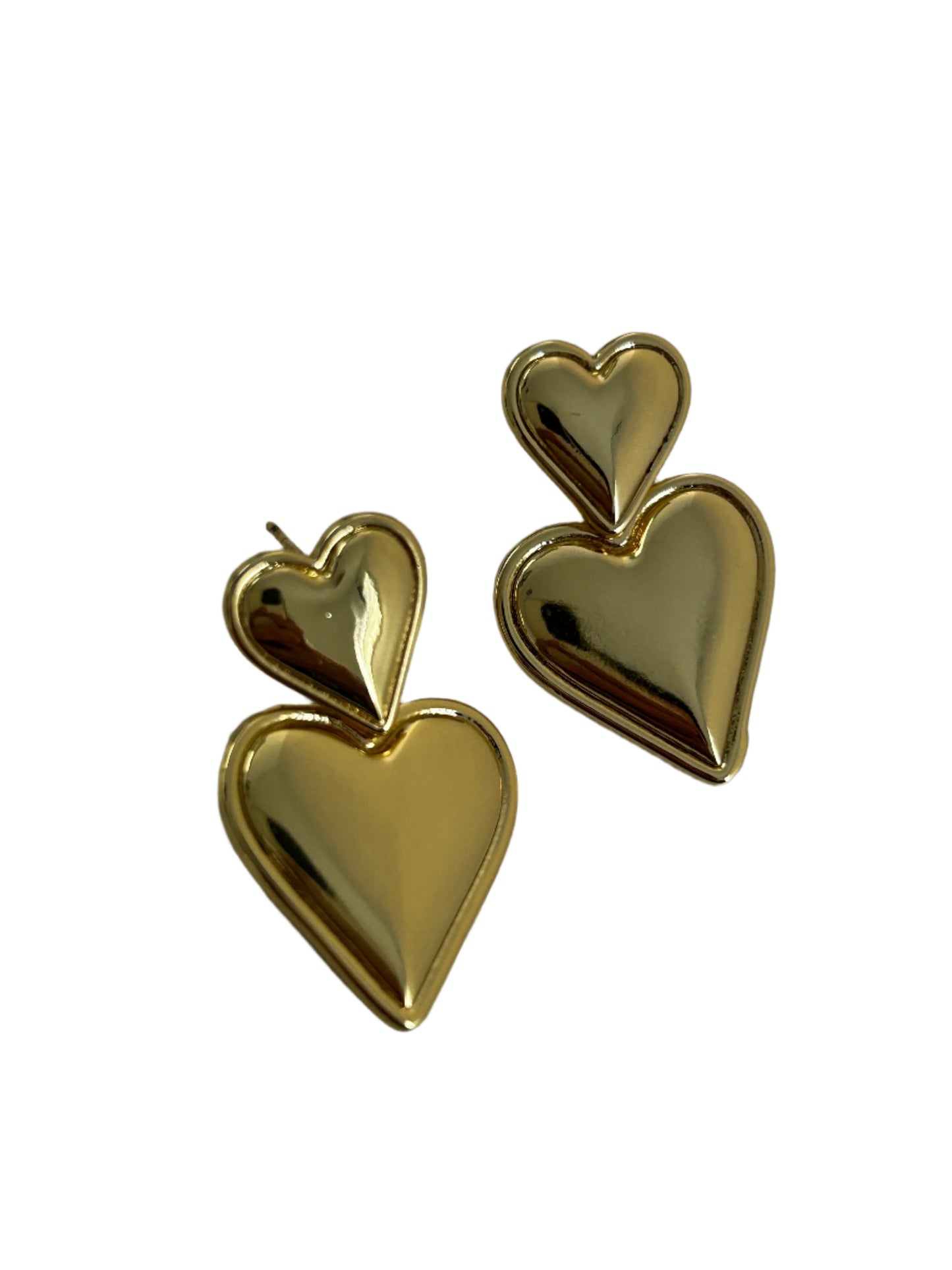 The Double Hearts Earrings