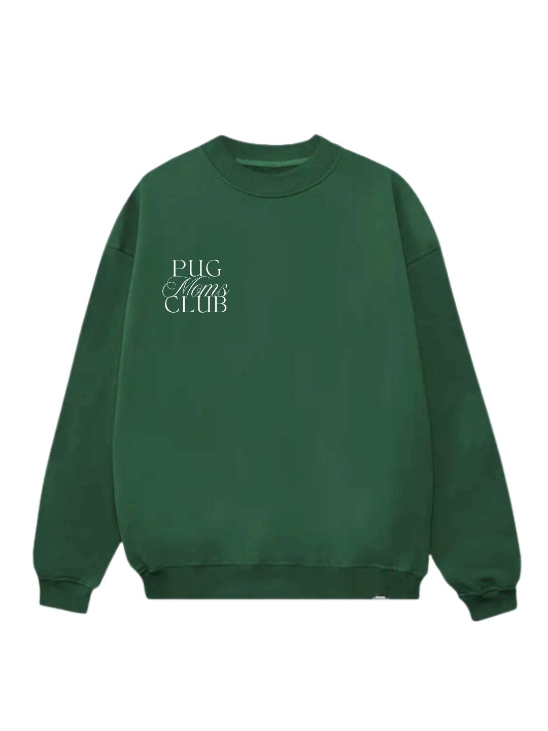 Pug Moms Club Crew Neck