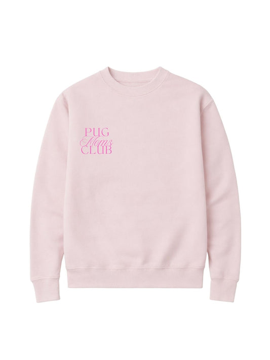 Pug Moms Club Crew Neck